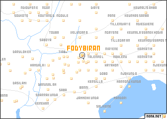 map of Fody Biran