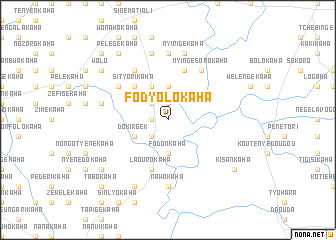 map of Fodyolokaha