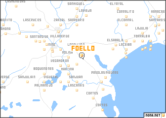 map of Foello