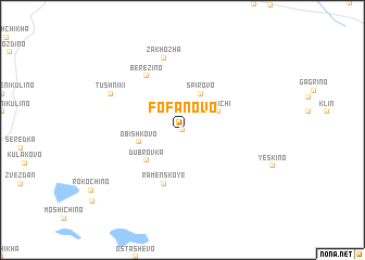 map of Fofanovo