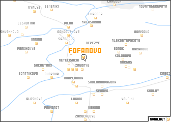 map of Fofanovo