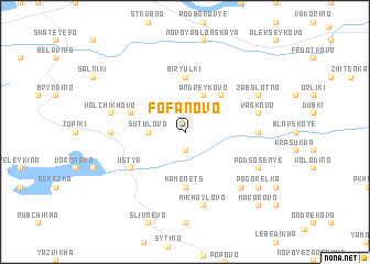 map of Fofanovo