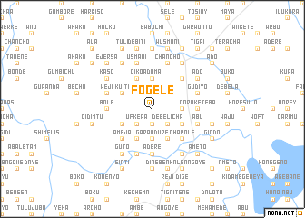 map of Fogelē