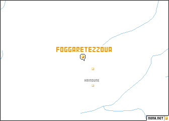 map of Foggaret ez Zoua