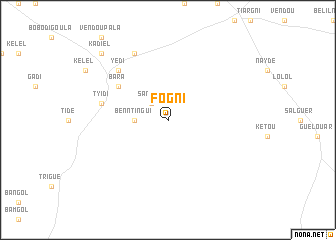 map of Fogni