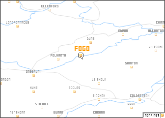 map of Fogo