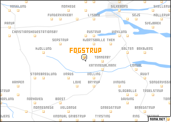 map of Fogstrup