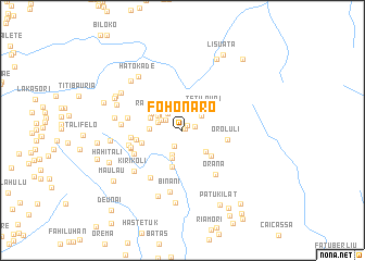 map of Fohonaro