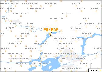 map of Fohrde