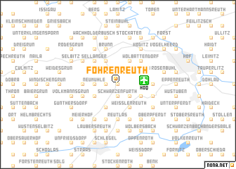 map of Föhrenreuth