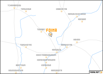 map of Foïma