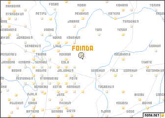 map of Foinda