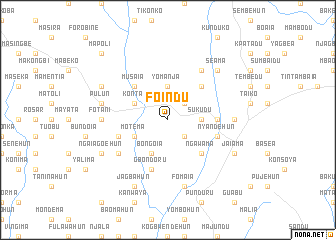 map of Foindu