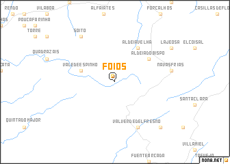 map of Foios