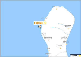 map of Fokalik