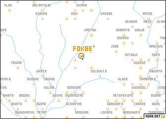 map of Fokbe