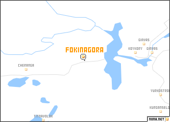 map of Fokina Gora