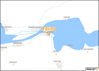 map of Fokino