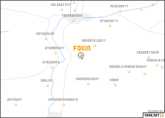 map of Fokin