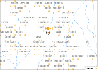 map of Foki