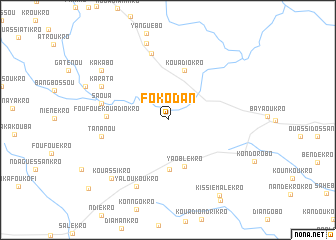 map of Fokodan