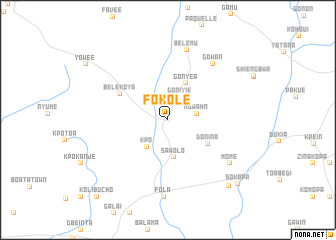 map of Fokole