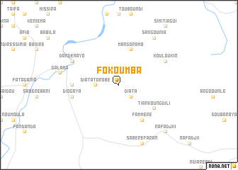 map of Fokoumba