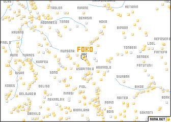 map of Foko