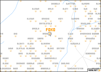 map of Foko