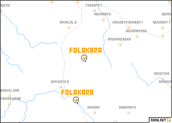 map of Folakara