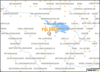 map of Foldada