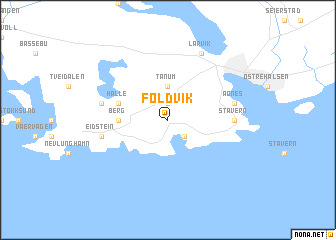 map of Foldvik