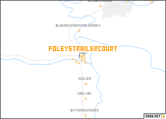 map of Foleys Trailer Court