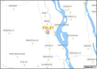 map of Foley