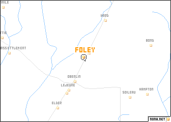 map of Foley