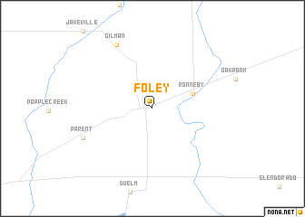 map of Foley