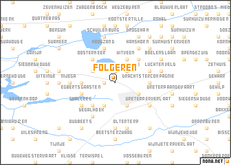 map of Folgeren