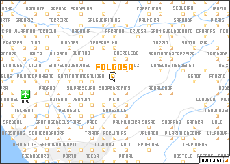 map of Folgosa