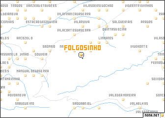 map of Folgosinho