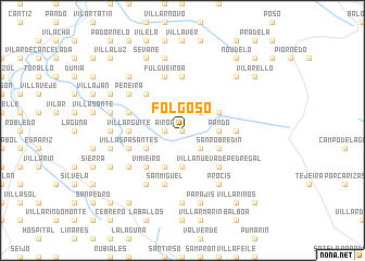 map of Folgoso