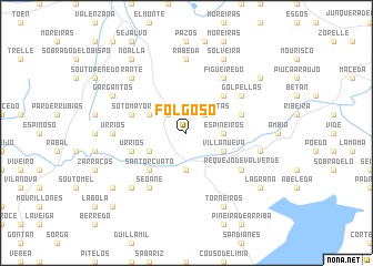 map of Folgoso