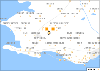 map of Folhaie