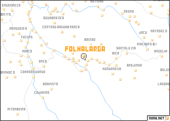 map of Folha Larga