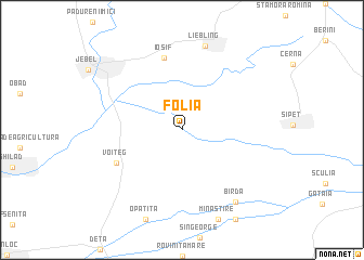 map of Folia