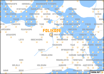 map of Folikope