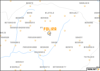 map of Folira