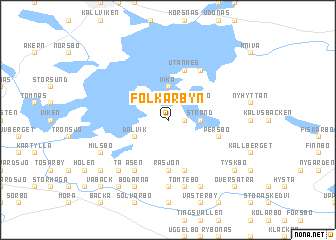 map of Folkarbyn