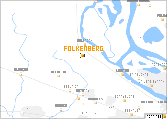 map of Folkenberg