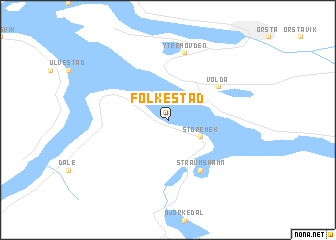 map of Folkestad
