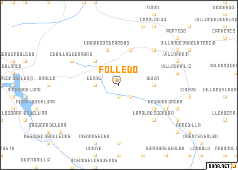 map of Folledo